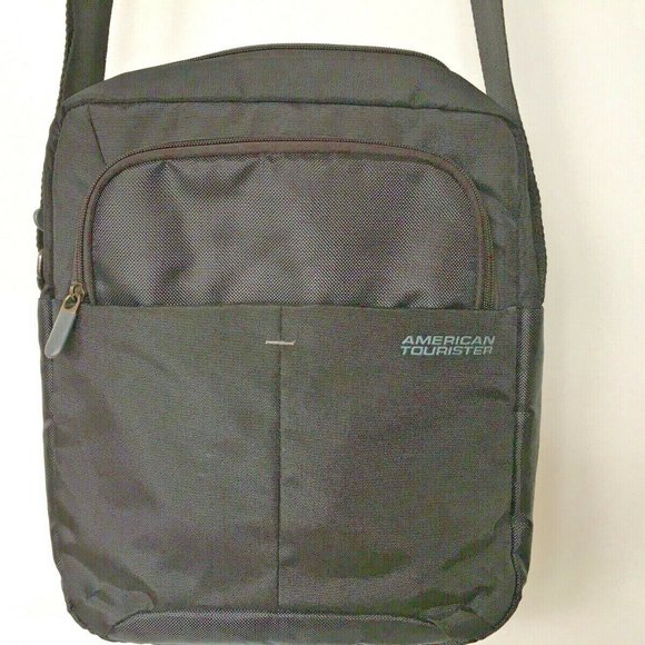 American Tourister Laptop Bag Expands Black - Picture 1 of 12